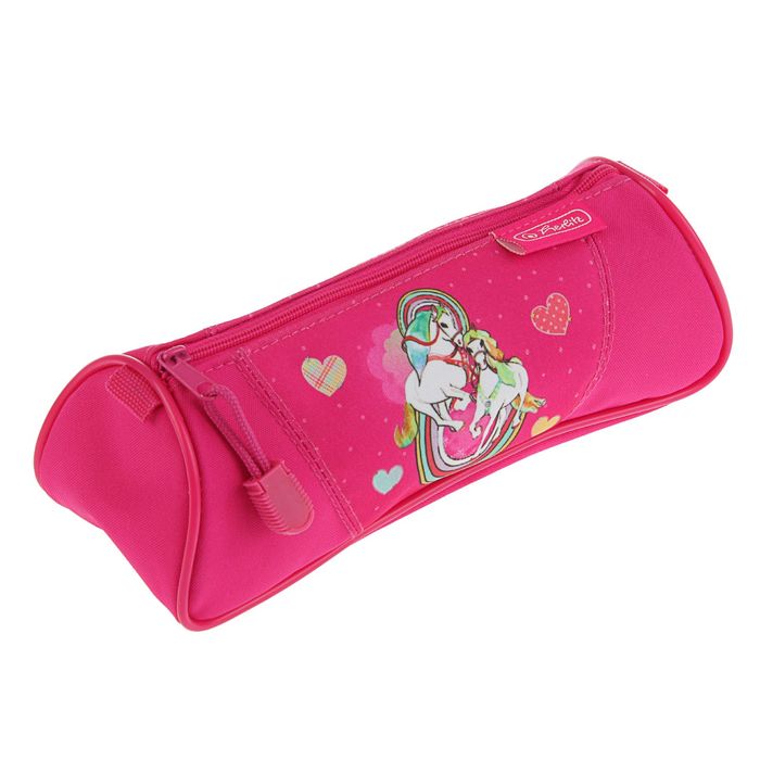 Пенал мягкий 1 отд. объем 90*225*77 Herlitz Triangular Flexi дев. Rainbow 11412459