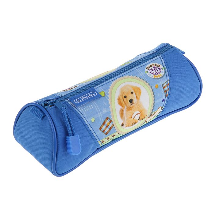 Пенал мягкий 1 отд. объем 90*225*77 Herlitz Triangular Pretty Pets Dog 11075355
