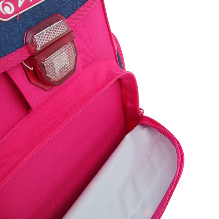 Ранец на замке Herlirz Loop Plus 37*31*24 Butterfly (наполнение : пенал 16 предметов +косметичка +мешок для обуви)