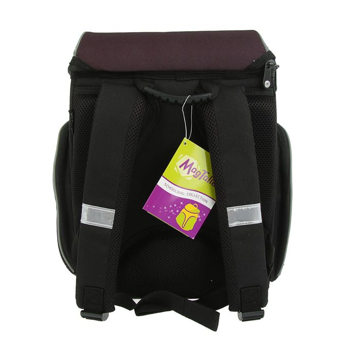 Ранец на молнии Mag Taller Boxi 38*29*19 мал эргоном.спинка Street ball 20616-09