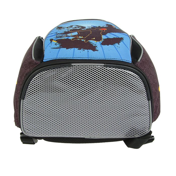 Ранец на молнии Mag Taller Boxi 38*29*19 мал эргоном.спинка Street ball 20616-09