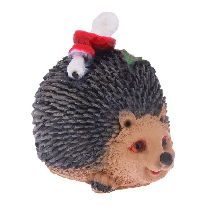 Садовая фигура "Ежиха с грибами"