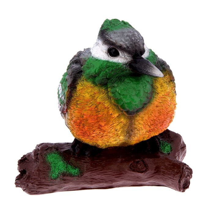 Садовая фигура "Птичка на ветке", микс