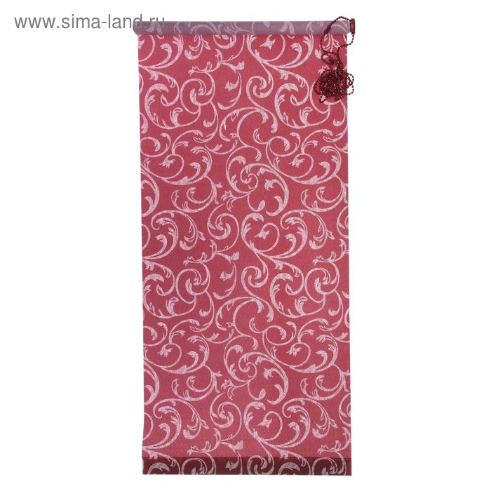 Рулонная штора «Англетер» 140x160 см, цвет бордо