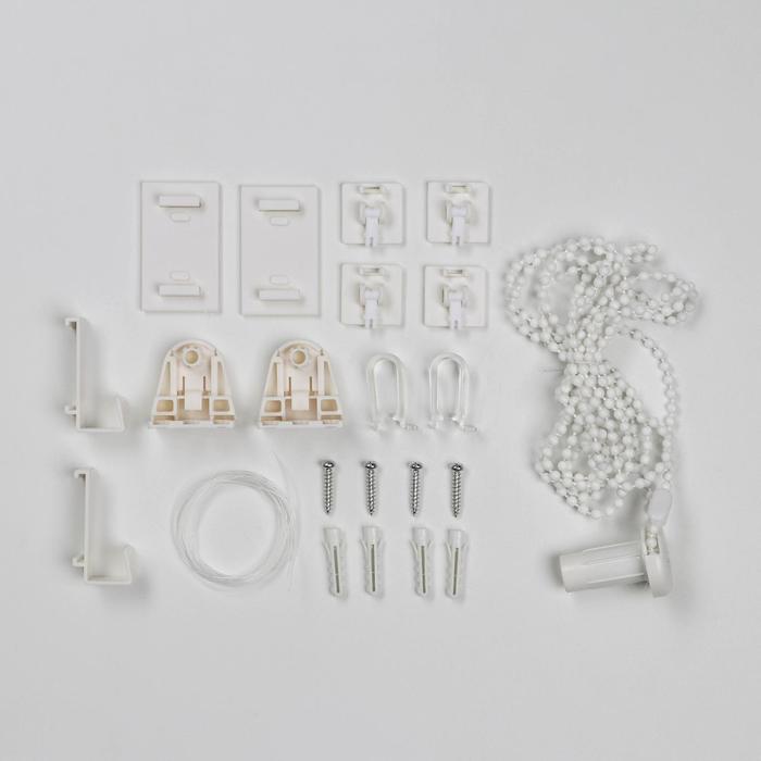 Штора-ролет 45x160 см "Аглетер", цвет белый