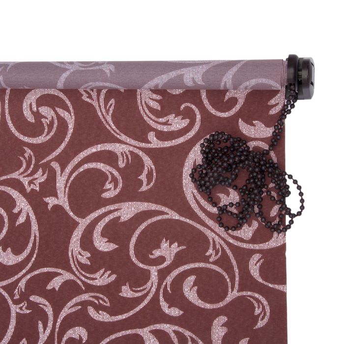 Штора-ролет 55x160 см "Аглетер", цвет шоколад