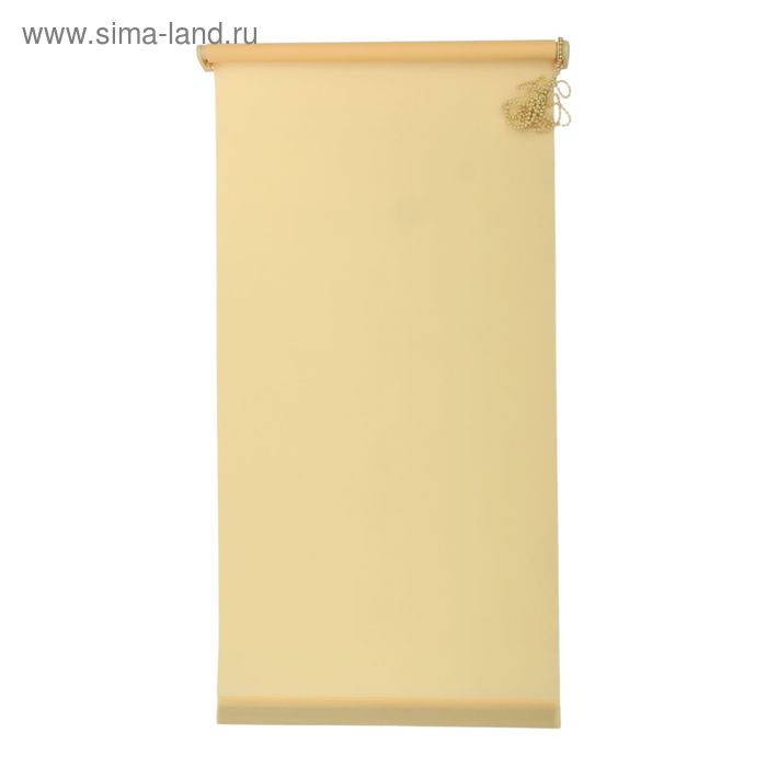 Штора-ролет «Комфортиссимо», размер 140x160 см, цвет жёлтый