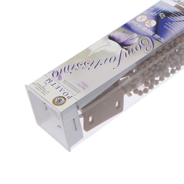 Штора-ролет 160х160 см "Комфортиссимо", цвет кофе с молоком