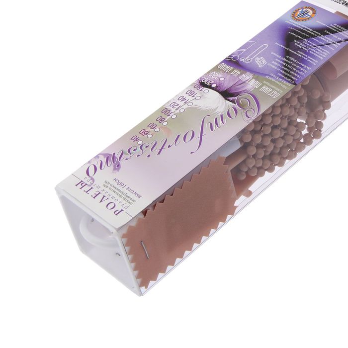 Штора-ролет 60x160 см "Комфортиссимо", цвет какао