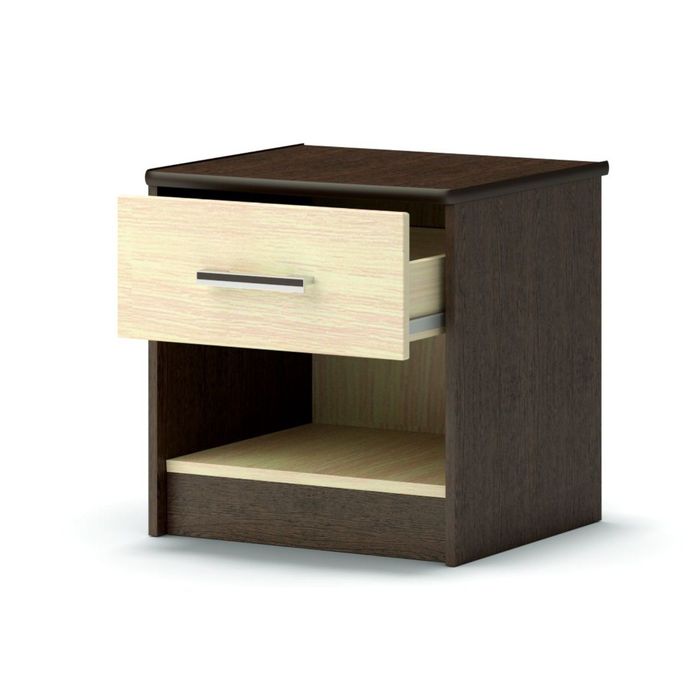 Тумба прикроватная Лира1 480х370х503 венге/дуб млечный