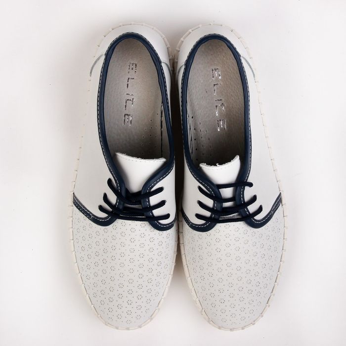 Полуботинки женские арт. 1645-9 (белый) (р.38)