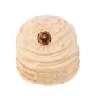 Статуэтка "Банник в тазике" кедр, 10 см