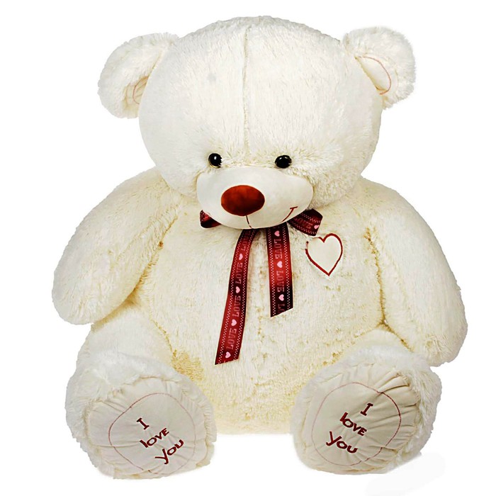 Мягкая игрушка «Медведь Феликс», цвет молочный, 120 см мягкая игрушка медведь феликс 120 см