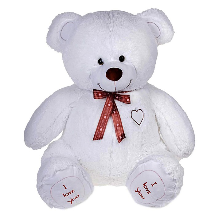 Мягкая игрушка «Медведь Феликс», 120 см, цвет белый мягкая игрушка медведь топтыжка цвет розовый 120 см