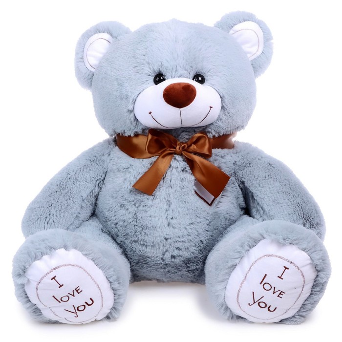 Мягкая игрушка «Медведь Феликс», 90 см, цвет дымчатый мягкая игрушка любимая игрушка медведь феликс дымчатый 90 см серый