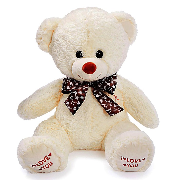 Мягкая игрушка «Медведь Топтыжка», цвет молочный, 70 см мягкая игрушка медведь амур 150 см цвет молочный