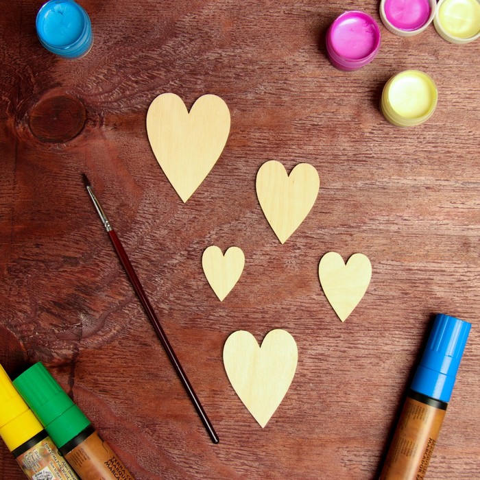 Набор для творчества «Сердце Тильда», 5шт