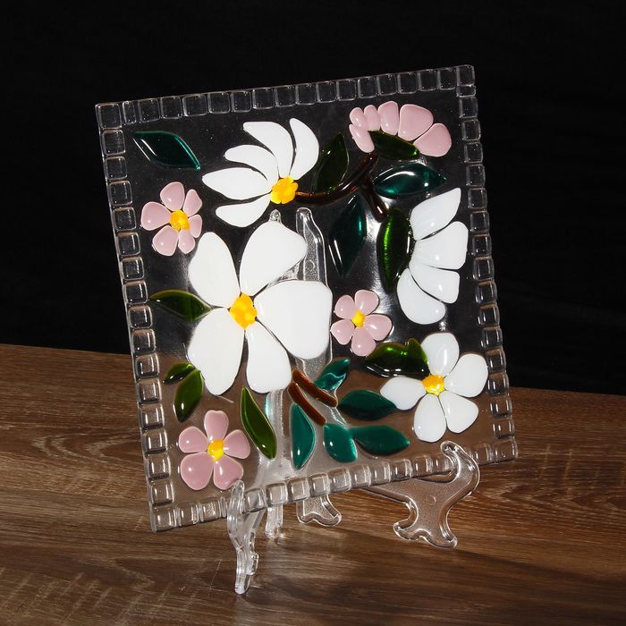 Тарелка декоративная "Ассорти цветы"