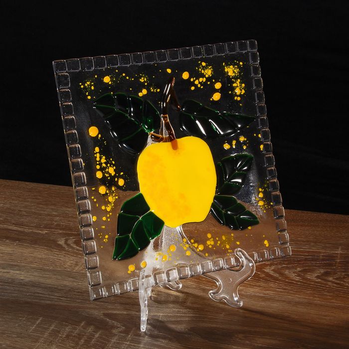 Тарелка декоративная "Яблоко"