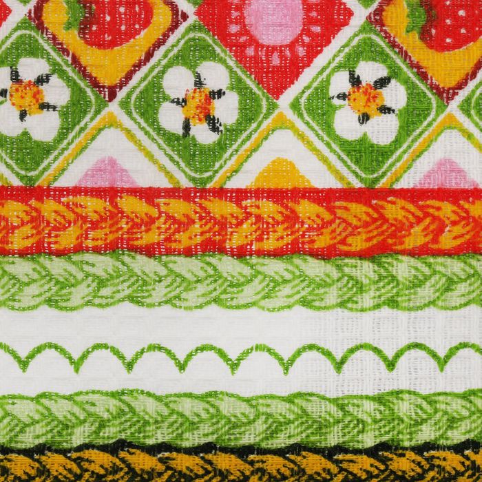 Кухонный набор "Ягодка" полотенце 45х60,прихватка 17х17, рукавичка 20х23, 160 г/м2,хл 100%