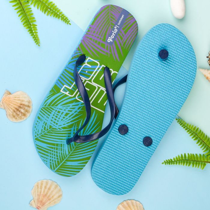 Сланцы подростковые Forio арт. 229-7353 (голубой) (р. 39)