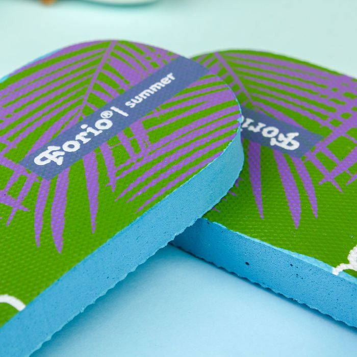 Сланцы подростковые Forio арт. 229-7353 (голубой) (р. 39)