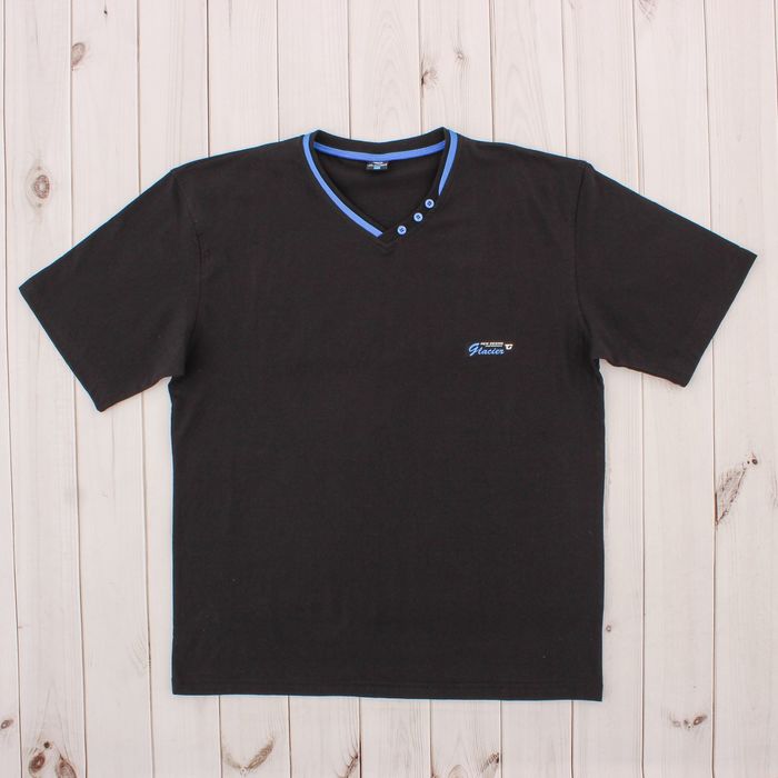 Футболка мужская арт.1013, цвет чёрный, р-р 58-60 (5XL)