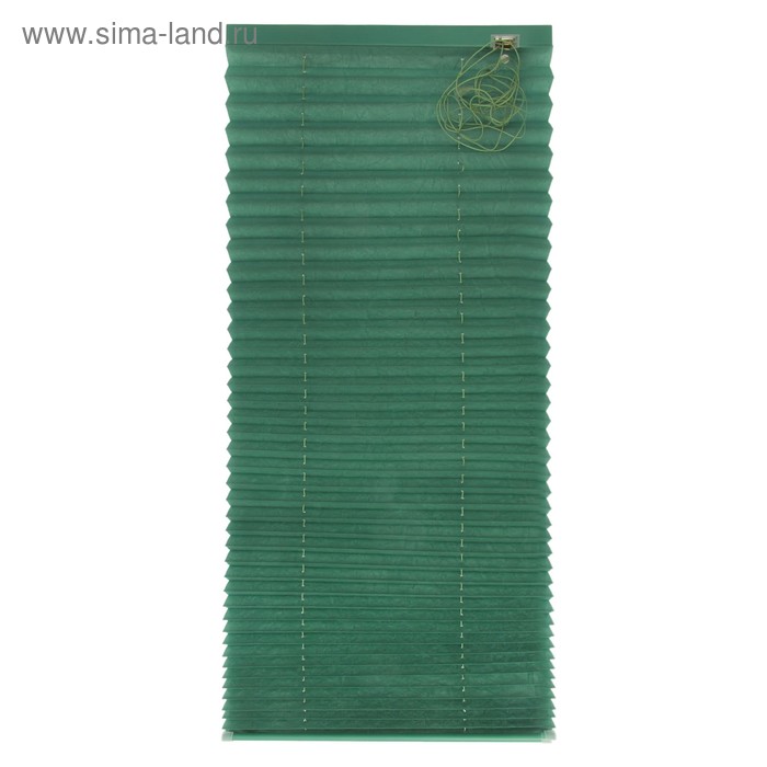 фото Штора плиссе 50х160, цвет зеленый магеллан