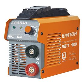 

Инвертор сварочный Кратон NEXT-180, 6.6 кВт, 20-180 А, 1.6-4 мм