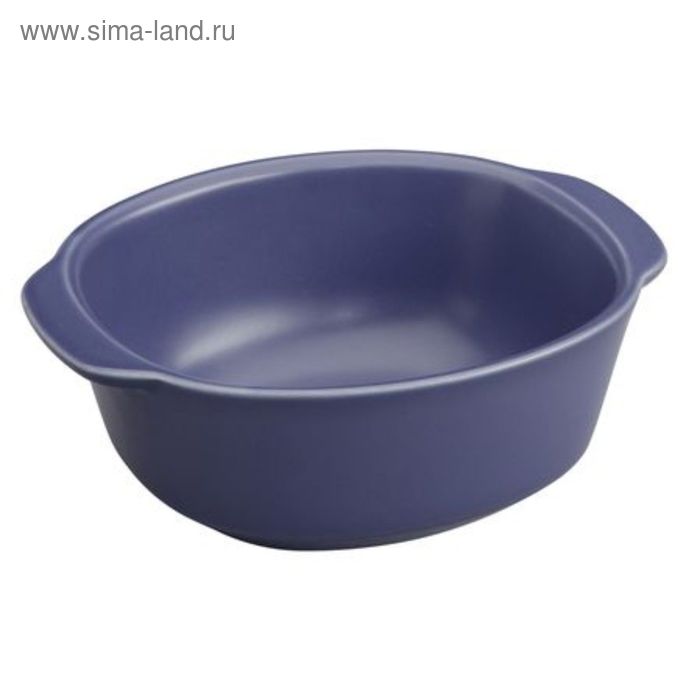Форма для запекания, цвет фиолетовый, 0.6 л форма для запекания ломоносовская керамика цвет сиреневый 0 8 л