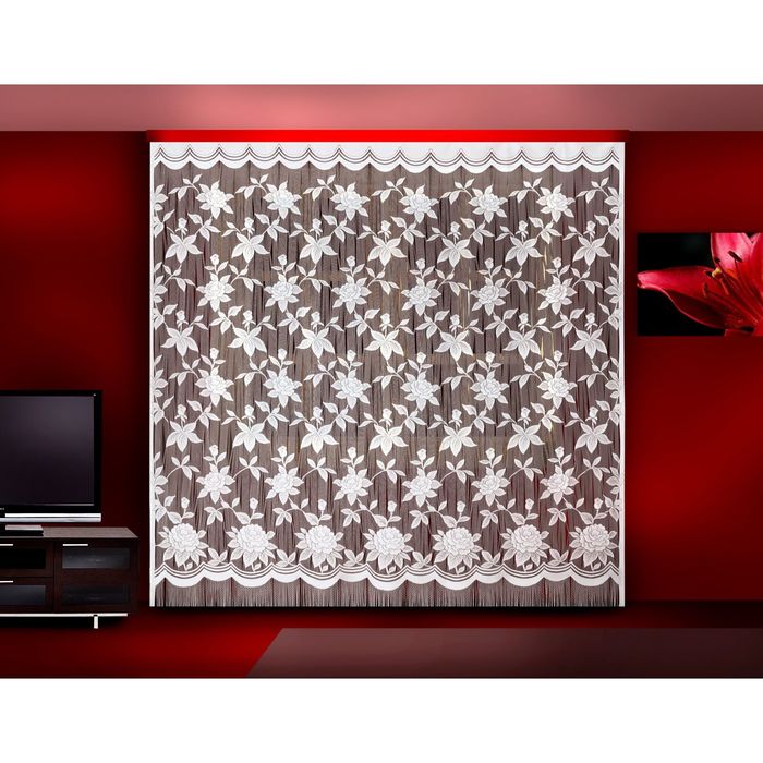 Гардина-лапша, размер 250х250 см, цвет белый 7030