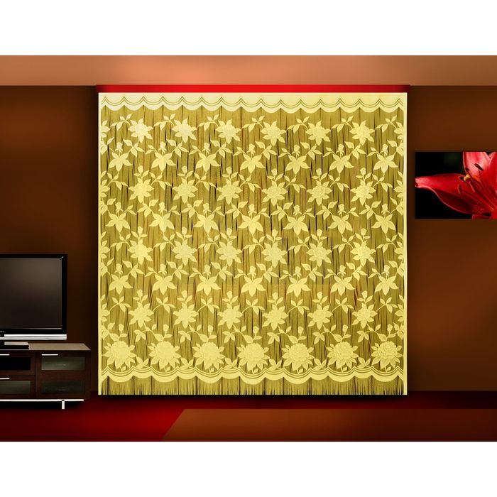 Гардина-лапша, размер 250х250 см, цвет крем 7030