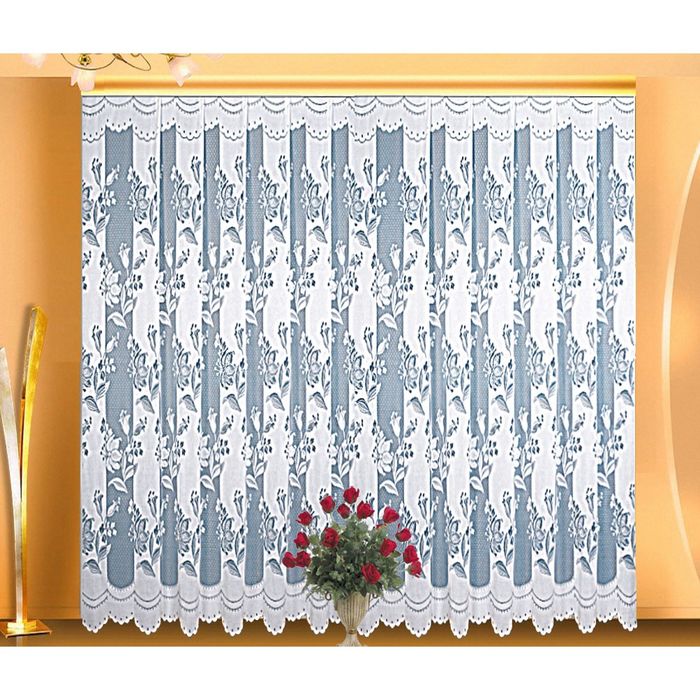 Тюль жаккардовая, размер 300х250 см, цвет белый 2050