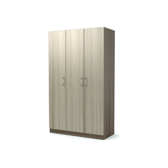 Шкаф 3х створчатый без зеркала ЭКО СТИЛЬ 1182х516х2000 ясень шимо темный/ясень шимо светлый