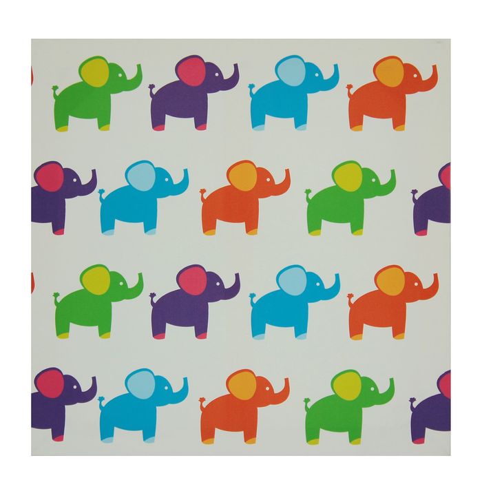 Картина на подрамнике "Паттерн: слоны"