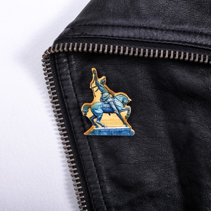 Значок деревянный «Башкортостан. Салават Юлаев»