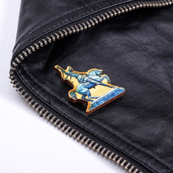 Значок деревянный «Башкортостан. Салават Юлаев»