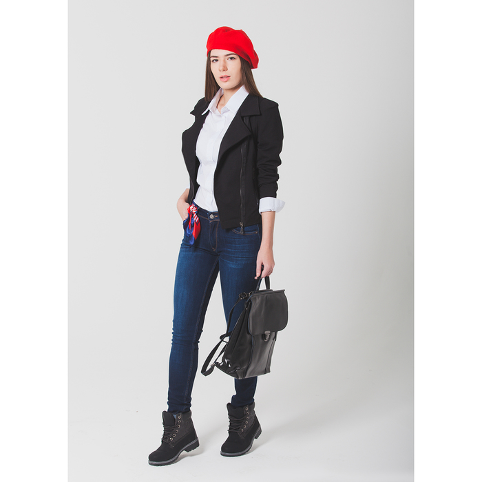 Кардиган женский М-255-05 цвет чёрный, р-р 46