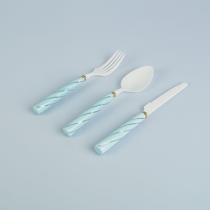 Набор столовых приборов Nobile, 3 шт, керамика