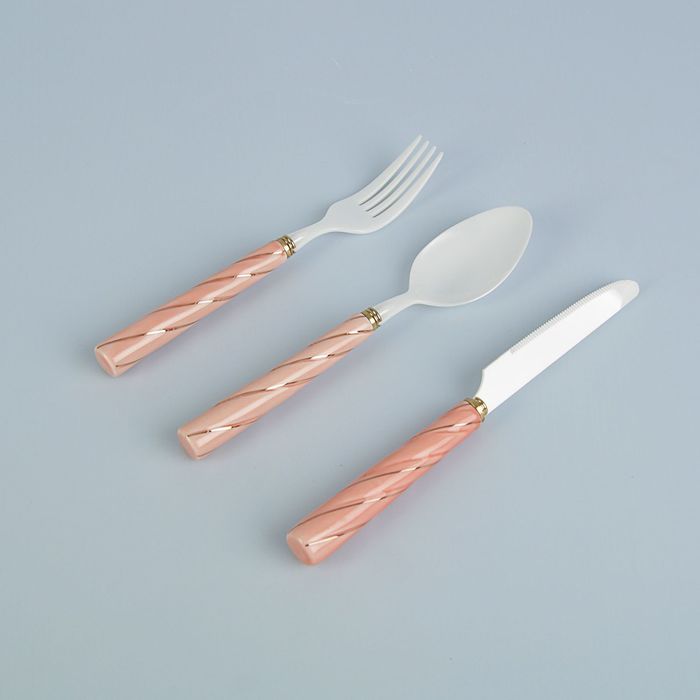 Набор столовых приборов Nobile, 3 шт, керамика