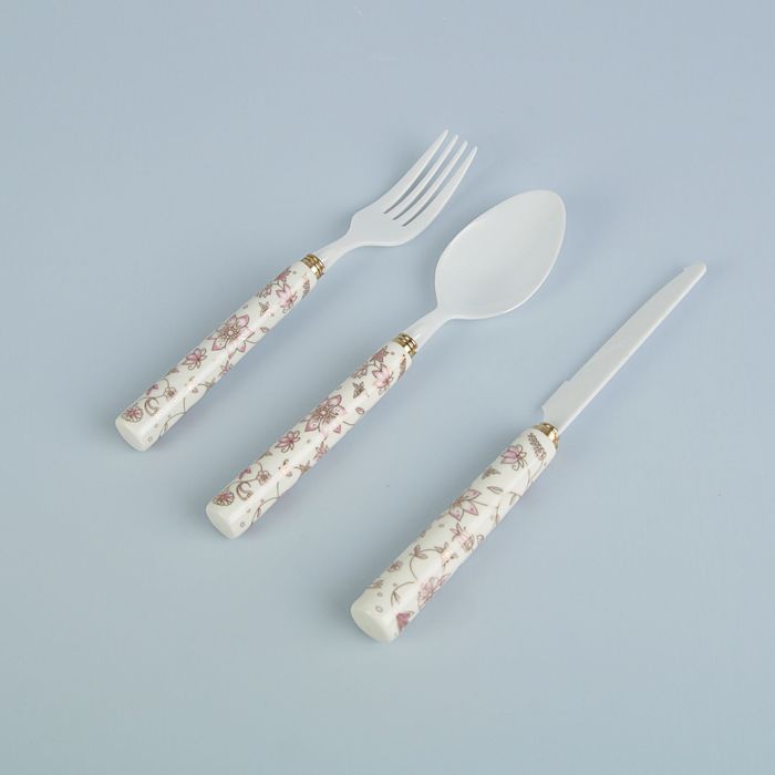 Набор столовых приборов Nobile, 3 предмета, керамика