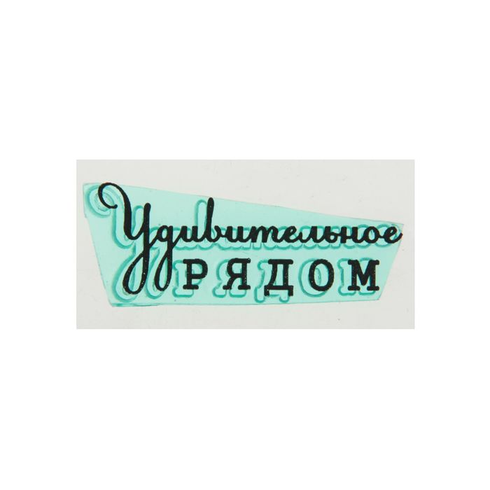 Штамп "Удивительное рядом" 4,1х1,3 см (STAMP1237)