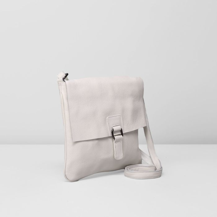 Сумка женская, 1 отдел, наружный карман, регулируемый ремень, цвет белый