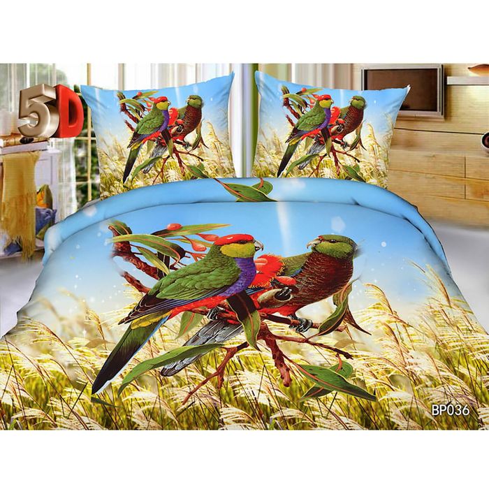 Постельное бельё 2 сп. Galla диз. 036 BP, 180х220- 1 шт., 180х220 - 1 шт., 70х70 - 2 шт. полисатин