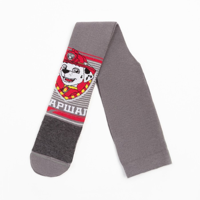 Щенячий патруль. Колготки детские "Маршал" PAW PATROL рост 86-92 см, 1,5-2 года, 80% хл.,17% п/а, 3% эл.