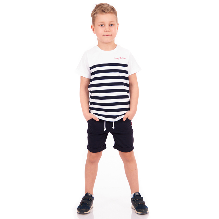 Шорты для мальчика "Яхтинг", рост 116 см (60), цвет тёмно-синий