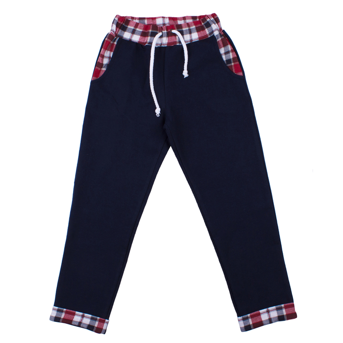 Брюки для мальчика "Яхтинг", рост 128 см (64), цвет тёмно-синий