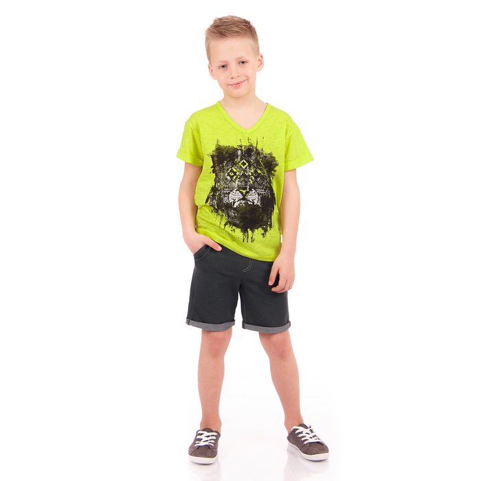 Шорты для мальчика "Техас", рост 116 см (60), цвет серый