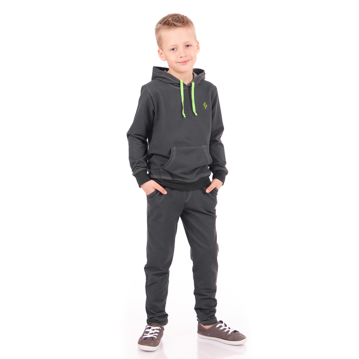 Брюки для мальчика "Техас", рост 122 см (62), цвет серый