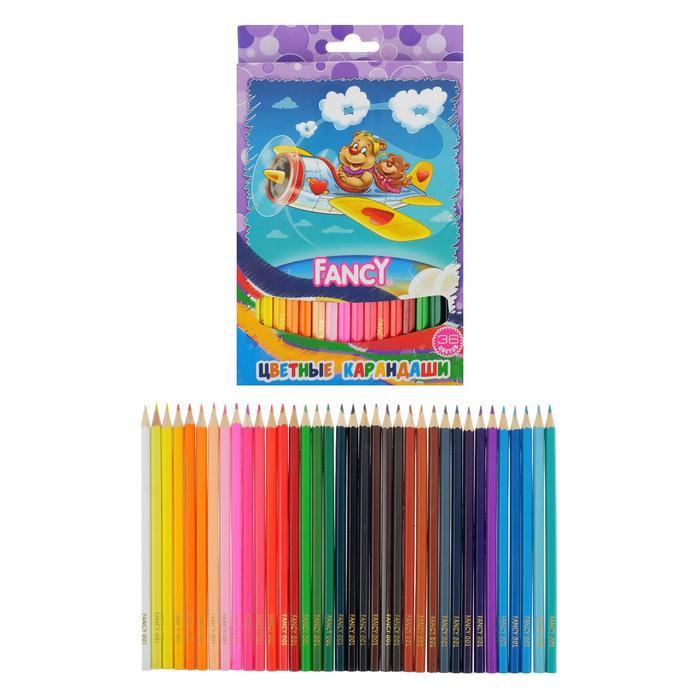 Карандаши 36 цветов "МиМиМишки", европодвес